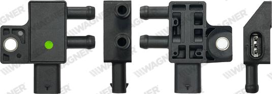 Wagner PRS00009 - Датчик, тиск вихлопних газів autozip.com.ua