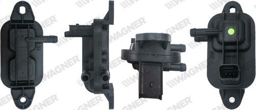 Wagner PRS00031 - Датчик, тиск вихлопних газів autozip.com.ua