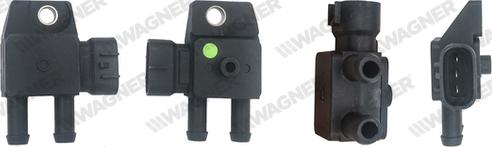 Wagner PRS00037 - Датчик, тиск вихлопних газів autozip.com.ua