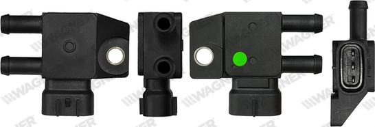Wagner PRS00024 - Датчик, тиск вихлопних газів autozip.com.ua