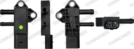 Wagner PRS00028 - Датчик, тиск вихлопних газів autozip.com.ua