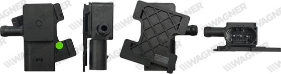 Wagner PRS00023 - Датчик, тиск вихлопних газів autozip.com.ua
