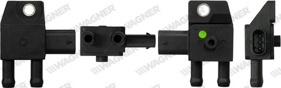 Wagner PRS00027 - Датчик, тиск вихлопних газів autozip.com.ua