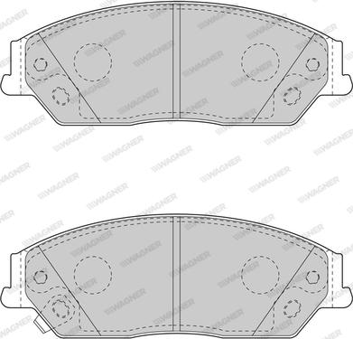 Wagner WBP80003A - Гальмівні колодки, дискові гальма autozip.com.ua