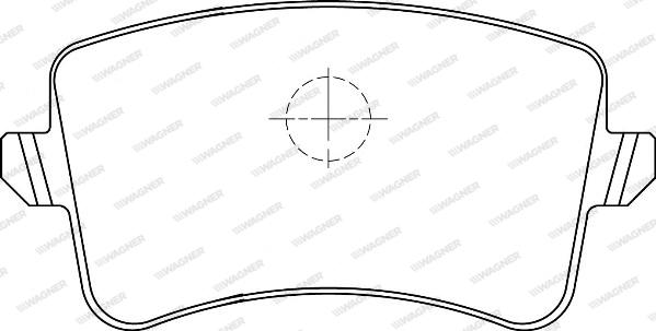 Wagner WBP24606A - Гальмівні колодки, дискові гальма autozip.com.ua