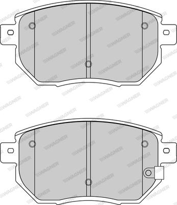 Wagner WBP24056A - Гальмівні колодки, дискові гальма autozip.com.ua