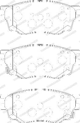 Wagner WBP24246A - Гальмівні колодки, дискові гальма autozip.com.ua