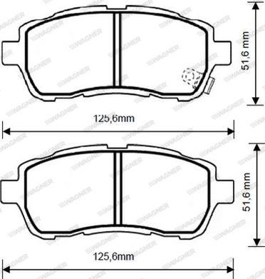 FORD 2 614 604 - Гальмівні колодки, дискові гальма autozip.com.ua