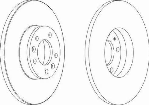 DJ Parts BD1518 - Гальмівний диск autozip.com.ua