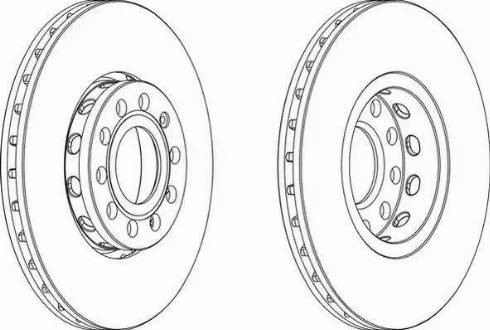 Skoda (SVW) 4A0615301D - Гальмівний диск autozip.com.ua