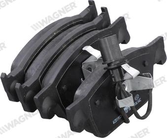 Wagner WZD1953-D - Гальмівні колодки, дискові гальма autozip.com.ua