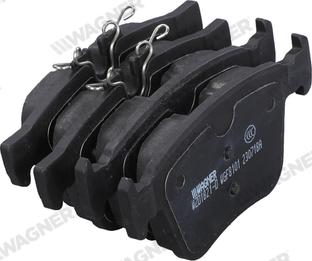 Wagner WZD1821-D - Гальмівні колодки, дискові гальма autozip.com.ua