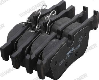 Wagner WZD1762-D - Гальмівні колодки, дискові гальма autozip.com.ua