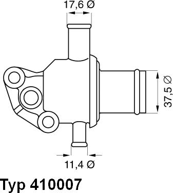 Wahler 410007.87D - Термостат, охолоджуюча рідина autozip.com.ua