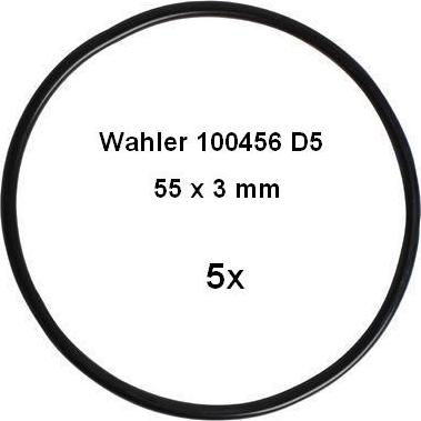 WAHLER 100456D5 - Прокладка, трубка клапана повернення ОГ autozip.com.ua