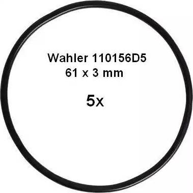 WAHLER 110156D5 - Прокладка, трубка клапана повернення ОГ autozip.com.ua