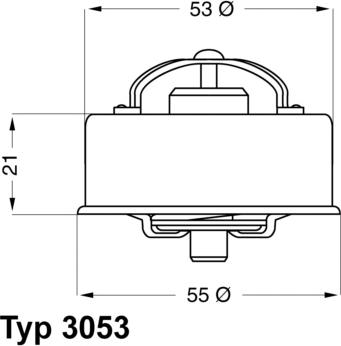 WAHLER 3053.72 - Термостат, охолоджуюча рідина autozip.com.ua