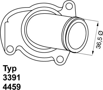 WAHLER 4459.92D - Термостат, охолоджуюча рідина autozip.com.ua