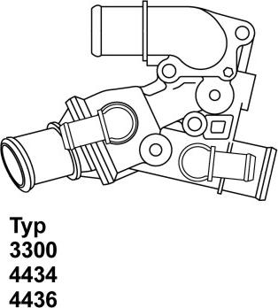 WAHLER 4436.80D - Термостат, охолоджуюча рідина autozip.com.ua