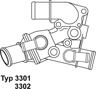 WAHLER 3302.80D - Термостат, охолоджуюча рідина autozip.com.ua