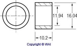 WAI 62-2403 - Втулка, вал стартера autozip.com.ua
