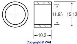 WAI 62-2402 - Втулка, вал стартера autozip.com.ua