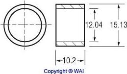 WAI 62-2402 - Втулка, вал стартера autozip.com.ua