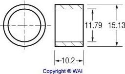 WAI 62-2402 - Втулка, вал стартера autozip.com.ua