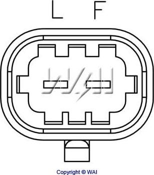 WAI IB696 - Регулятор напруги генератора autozip.com.ua