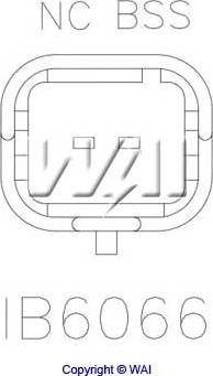 WAI IB6066 - Регулятор напруги генератора autozip.com.ua