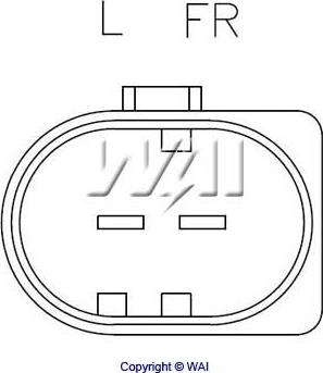 WAI IB6137 - Регулятор напруги генератора autozip.com.ua