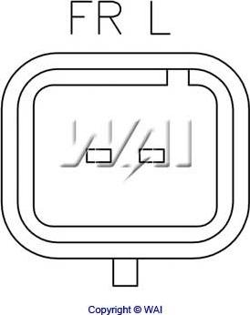 WAI IB295 - Регулятор напруги генератора autozip.com.ua