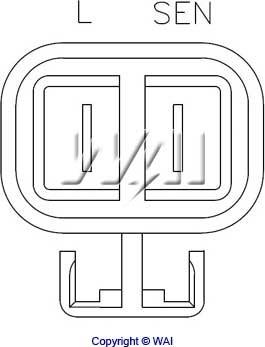 WAI IM826 - Регулятор напруги генератора autozip.com.ua