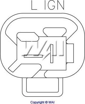 WAI IM295 - Регулятор напруги генератора autozip.com.ua