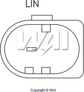 WAI IN6370 - Регулятор напруги генератора autozip.com.ua