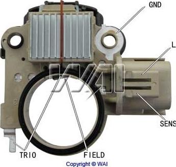 WAI IY727 - Регулятор напруги генератора autozip.com.ua