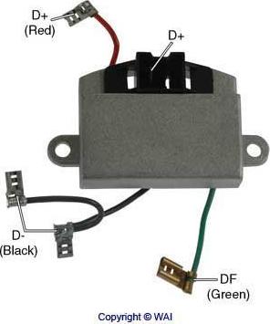 WAI M5-518 - Регулятор напруги генератора autozip.com.ua