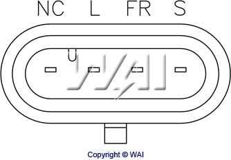 WAI M533 - Регулятор напруги генератора autozip.com.ua