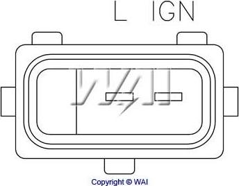 WAI M537 - Регулятор напруги генератора autozip.com.ua