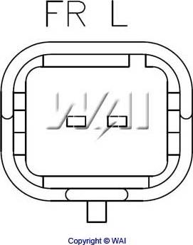 WAI M574 - Регулятор напруги генератора autozip.com.ua