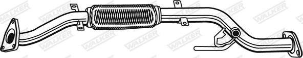 Walker 09999 - Труба вихлопного газу autozip.com.ua
