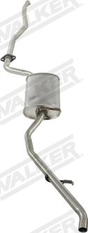Walker 09616 - Глушник вихлопних газів кінцевий autozip.com.ua