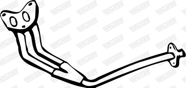 Walker 09617 - Труба вихлопного газу autozip.com.ua
