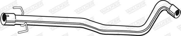 Walker 09235 - Труба вихлопного газу autozip.com.ua