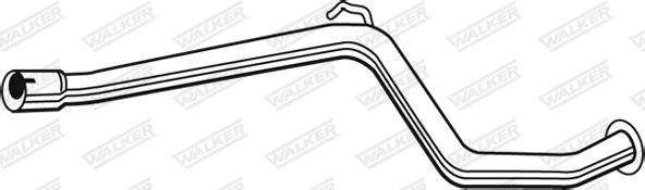 Walker 04068 - Труба вихлопного газу autozip.com.ua