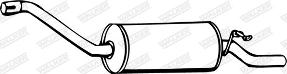 Walker 05456 - Глушник вихлопних газів кінцевий autozip.com.ua