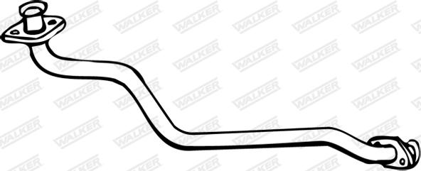 Walker 05453 - Труба вихлопного газу autozip.com.ua