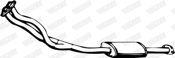 Walker 06974 - Предглушітель вихлопних газів autozip.com.ua
