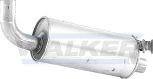 Walker 06674 - Середній глушник вихлопних газів autozip.com.ua