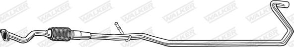 Walker 08147 - Труба вихлопного газу autozip.com.ua
